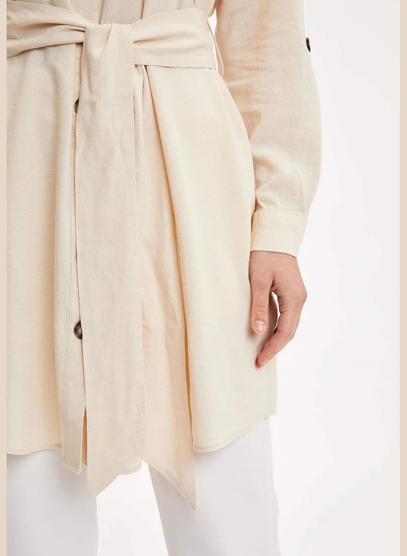 DeFacto Button Down Woven Tunic