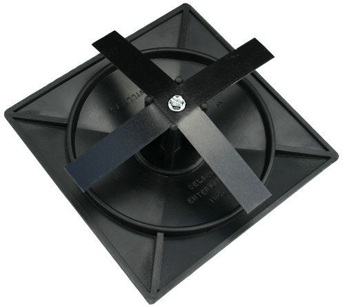 Deltech Manufacturing 5" Square Light Pole Top Cap- Black Plastic by Deltech Manufacturing - Image 2