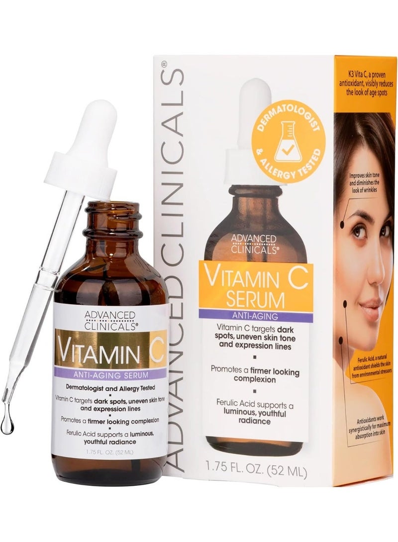Advanced Clinicals Vitamin C Face Serum -52ml - Image 1