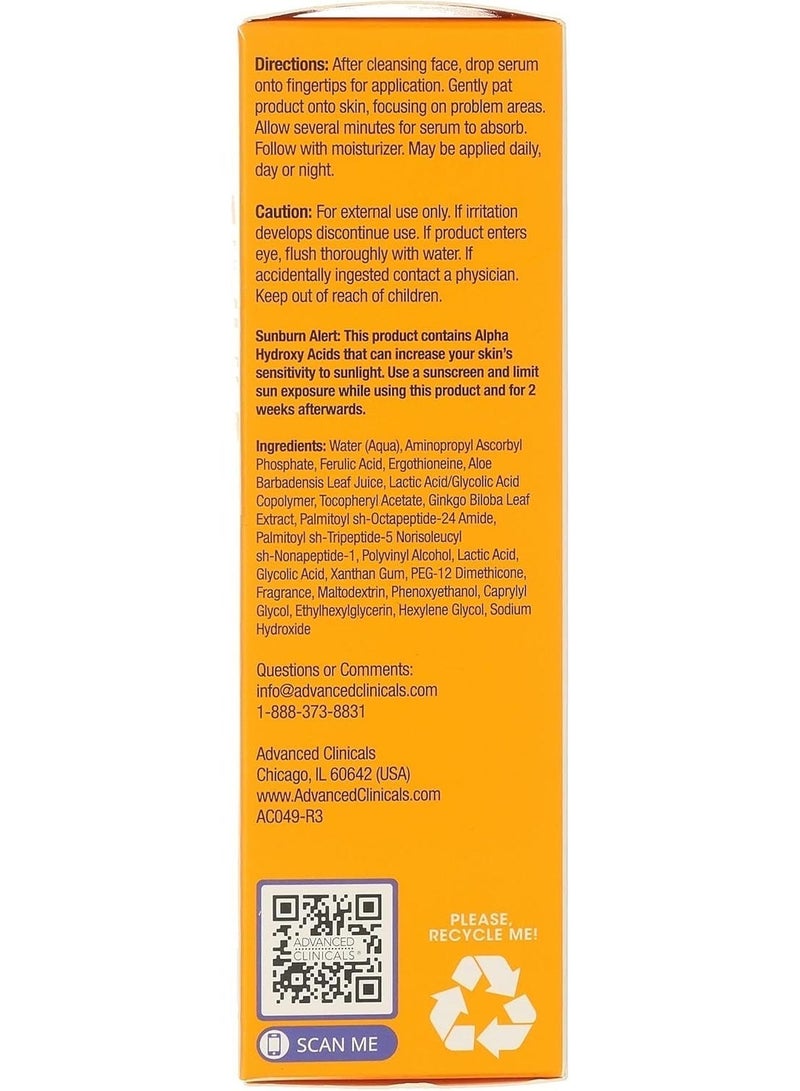 Advanced Clinicals Vitamin C Face Serum -52ml - Image 5