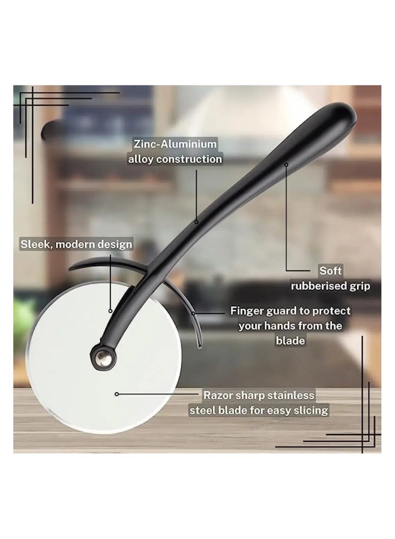 قطاعة بيتزا فاخرة من الفولاذ المقاوم للصدأ - Image 5