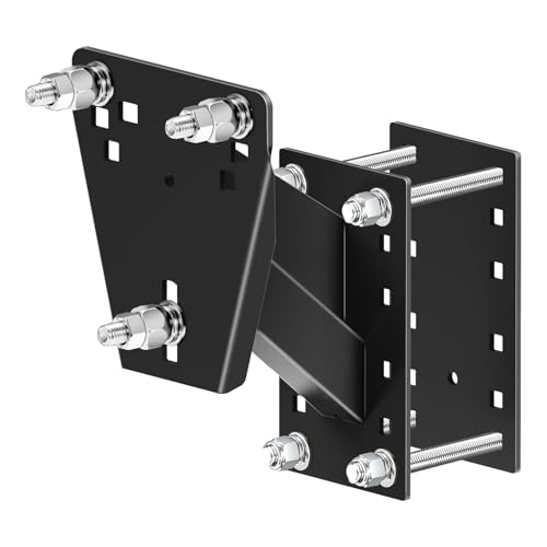 Qualward Spare Tire Mount Bracket for Trailer & Carrier - 160lbs Capacity, Fits 5 & 6 & 8 Lugs Wheels on 4.5",4.75",5.0",5.32",5.5",6.5",6.7",7.1" Bolt Patterns, Triple Anti-Loose Design - Image 1