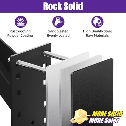 Qualward Spare Tire Mount Bracket for Trailer & Carrier - 160lbs Capacity, Fits 5 & 6 & 8 Lugs Wheels on 4.5",4.75",5.0",5.32",5.5",6.5",6.7",7.1" Bolt Patterns, Triple Anti-Loose Design - Image 5