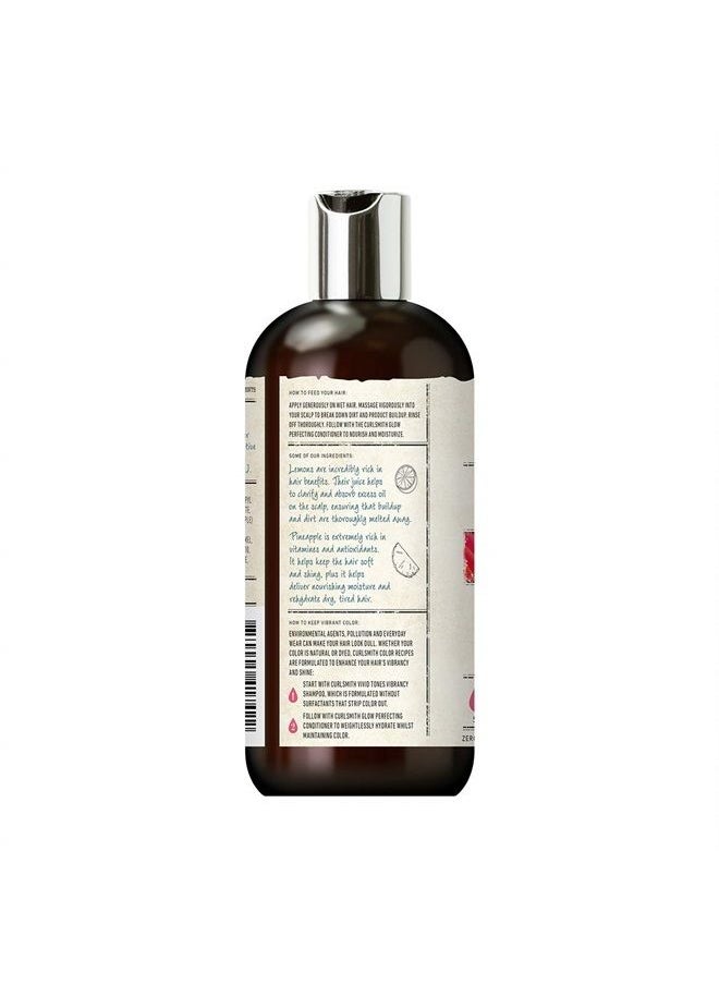 CURLSMITH Vivid Tones Vibrancy Shampoo - Vegan Shampoo for All Hair Types (12fl oz)  - Image 3