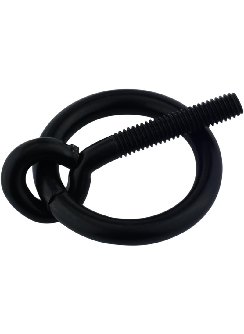 Dophee dophee 6Pcs Black Ring Handles Pulls SelfTapping Screws Knobs for Jewelry Box Drawer Dresser Cupboard Kitchen Cabinet Closet Wardrobe 81x41mm319x161  - Image 2