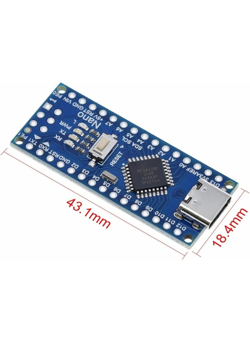 1pc نانو 3.0 ATmega328P نوع C CH340 لأردوينو - Image 4
