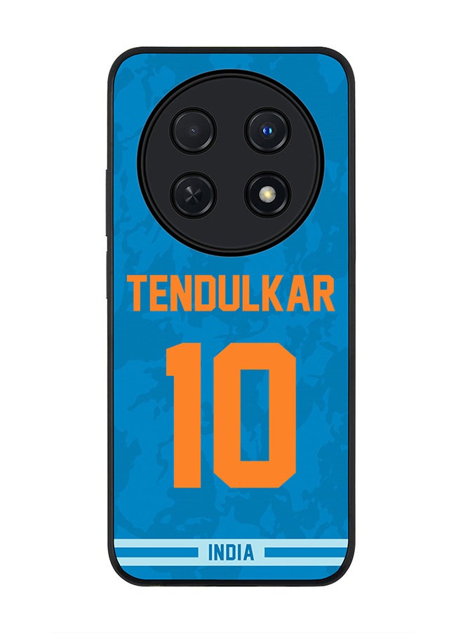 Stylizedd Rugged Black edge case for Huawei nova 12i 4G, Slim fit Case Flexible Anti Drop TPU Gel Thin Cover - Team India Sachin Tendulkar, Jersey No 10  - Image 1