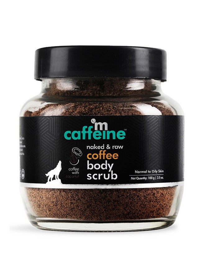 MCaffeine mCaffeine Exfoliating Coffee Body Scrub Powder Jar for Tan Removal&Soft-Smooth Skin|De-Tan Bathing Scrub With Coconut Oil,Removes Dirt&Dead Skin From Neck,Knees,Elbows&Arms| All Skin Types-100Gm  - Image 1