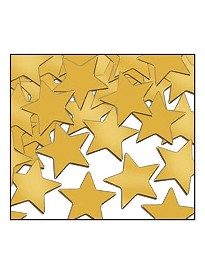 Beistle نجوم فانسيفيتي (ذهبي) إكسسوار حفلة (1 قطعة) (1 أونصة/عبوة) - Image 1