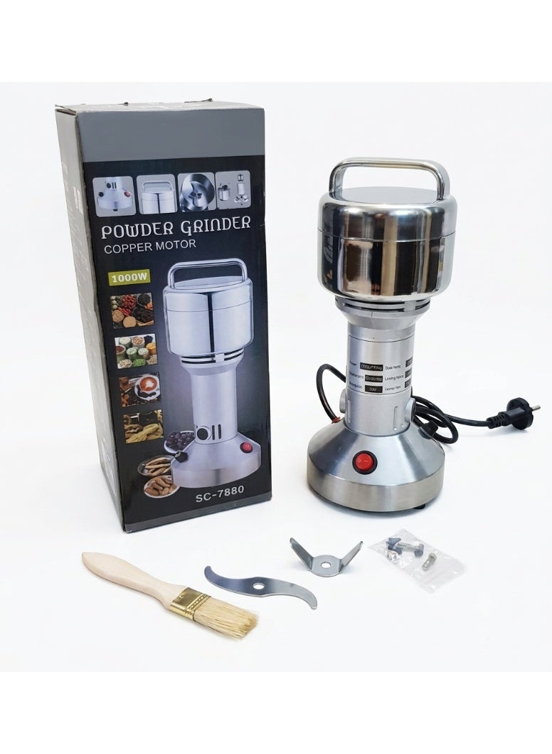 1000W High-Performance Stainless Steel Powder Grinder - Image 1