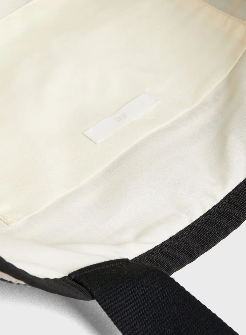 H&M Jacquard-Weave Shopper