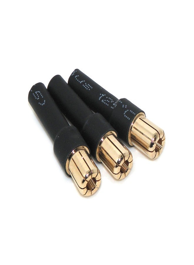 TRADOCK 3PCS 6.5mm Male to 4mm Female Bullet Adapter Connector Castle Mambo ESC Extension - Image 1