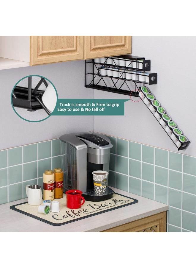 Rice rat k cup Holders for 3 Tier Coffee Pod Holder,Black Metal Space(24 pods) - Image 5