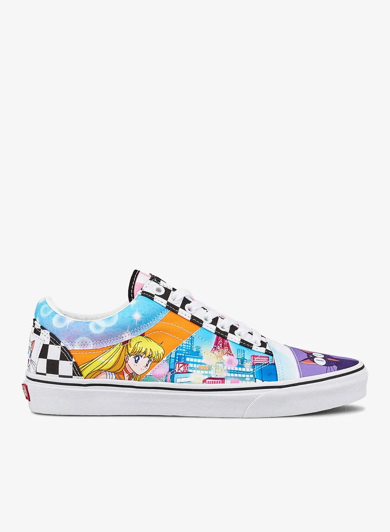 VANS Pretty Guardian Sailor Moon Patchwork Old Skool Unisex Shoe