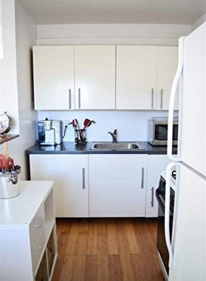 d-c-fix 346-0001-2PK Decorative Self-Adhesive Film, Matte White, 17" x 78" Roll, 2-Pack - Image 5