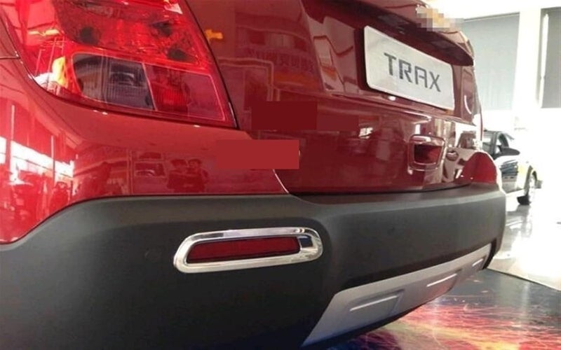 DEMULAX Chrome Rear Tail Fog Light Lamp Cover Trim - Image 4