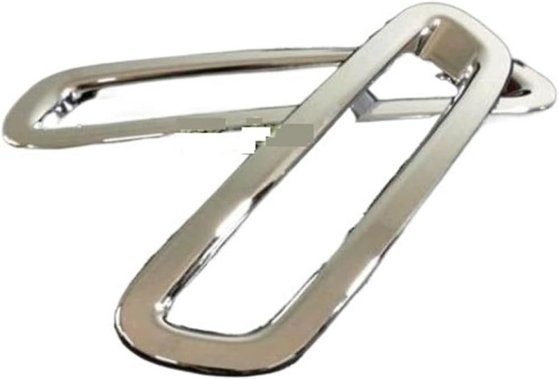 DEMULAX Chrome Rear Tail Fog Light Lamp Cover Trim - Image 1