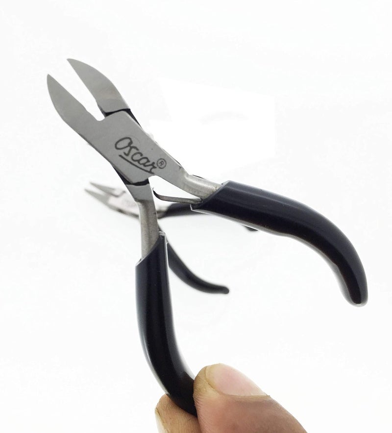SWISSO Oscar 2PC Mini Craft Pliers with Flat Nose Pliers and Cutting Pliers 8cm Great for Travel or Young Crafters - Image 5