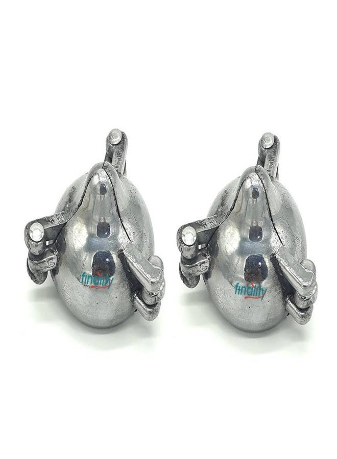 finality Aluminum Modak and Momos Moulds (Pack of 2) Size: Medium - Image 1