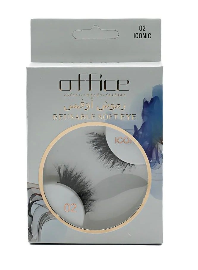 Office ICONIC -02 High Quality Horsehair Lashes by Office - Image 1