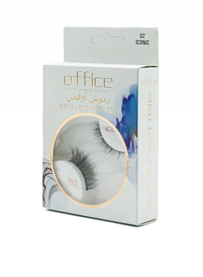 Office ICONIC -02 High Quality Horsehair Lashes by Office - Image 2