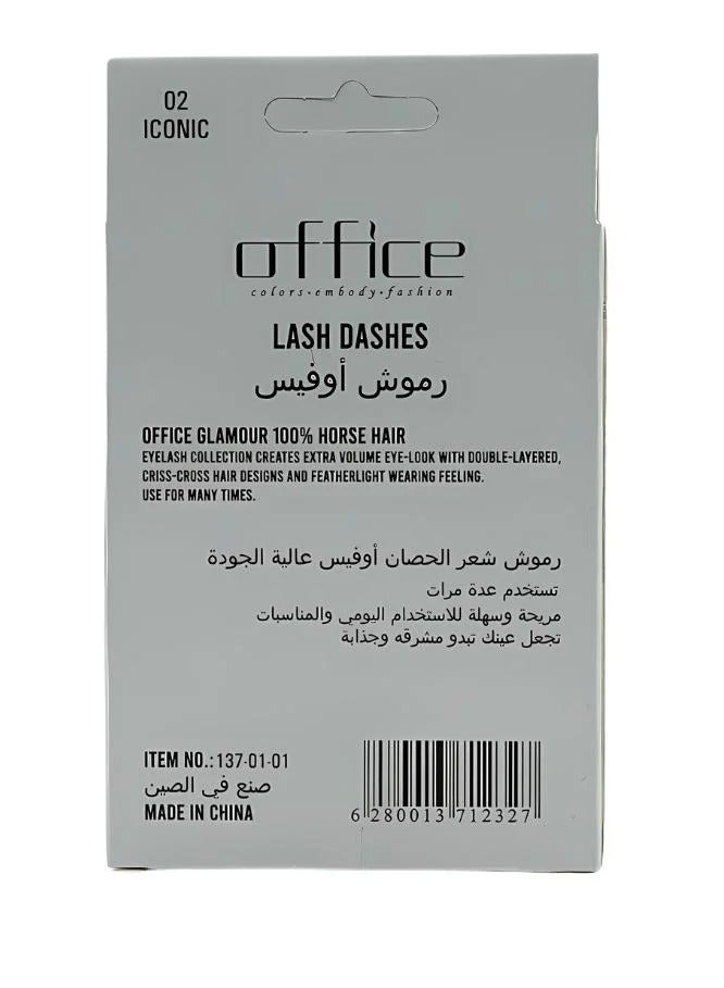 Office ICONIC -02 High Quality Horsehair Lashes by Office - Image 3