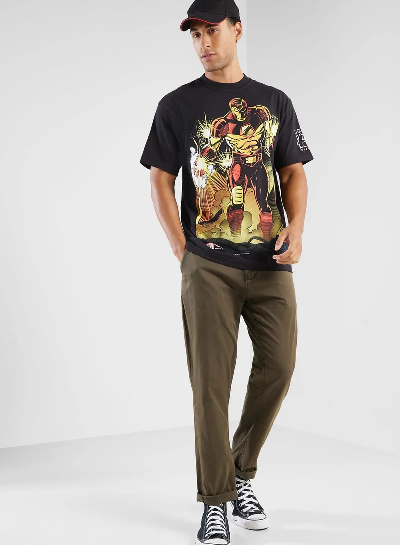 HUF I Am Iron Man Logo T-Shirt