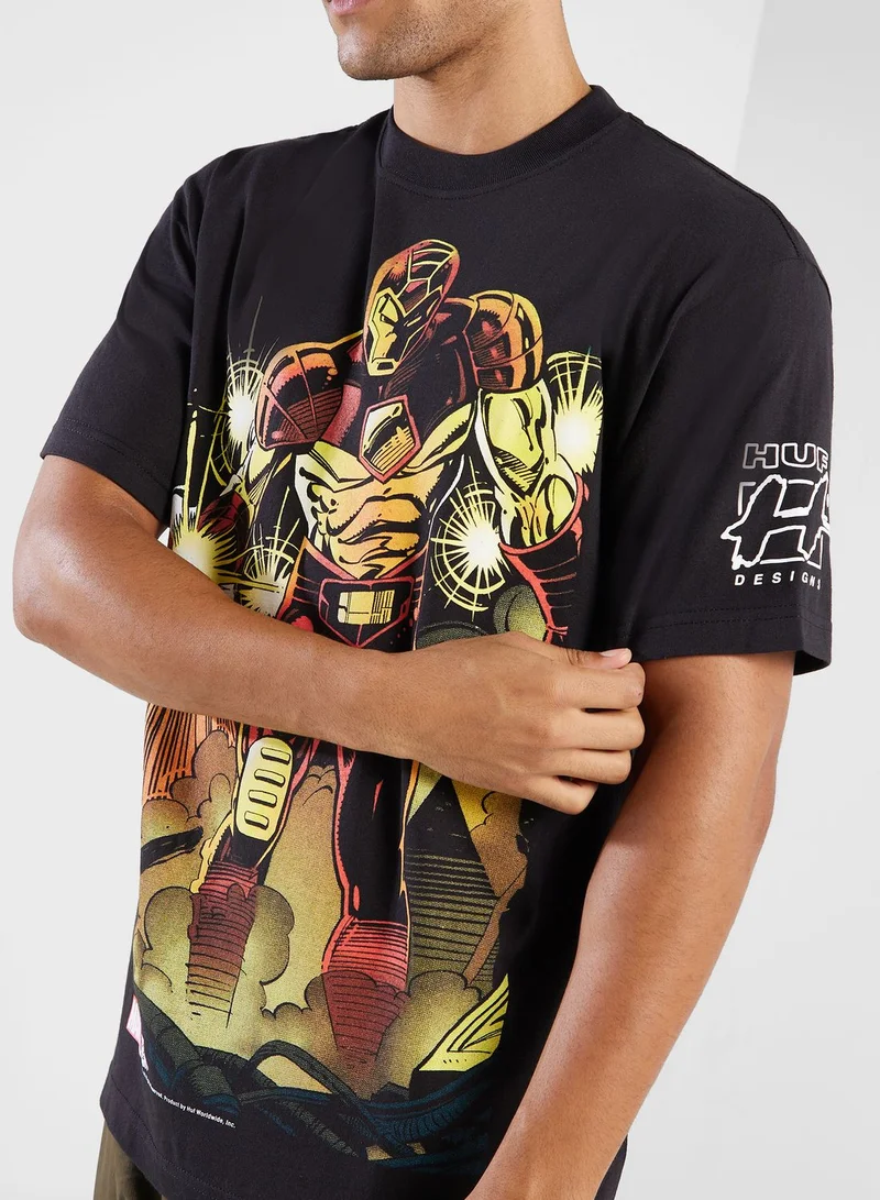 HUF I Am Iron Man Logo T-Shirt