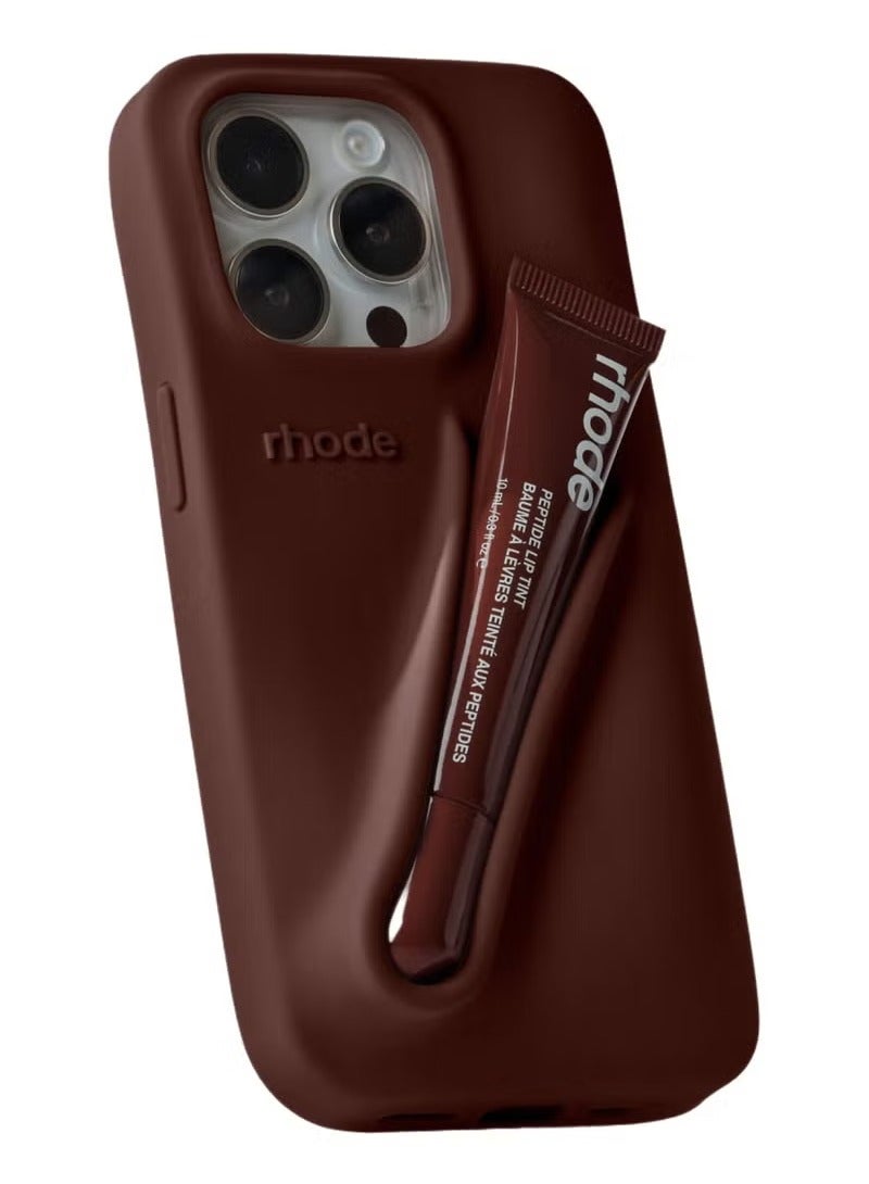 rhode Silicone Phone Case with Built-in Lip Gloss Holder – Stylish & Functional Design for iPhone