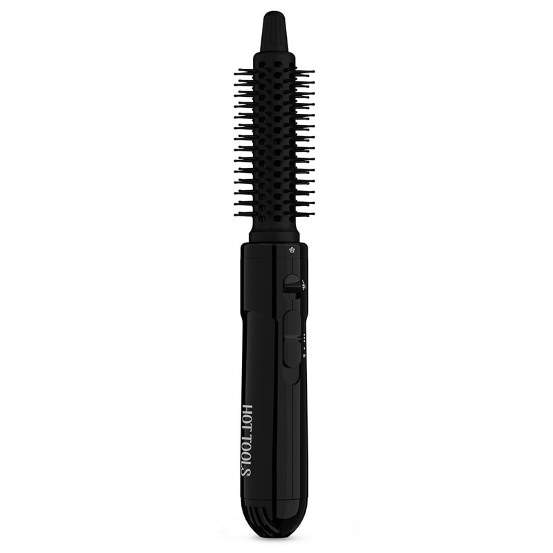 Hot Tools Pro Artist Hot Air Styling Brush | Style, Curl and Touch Ups (1”) Black - Image 1
