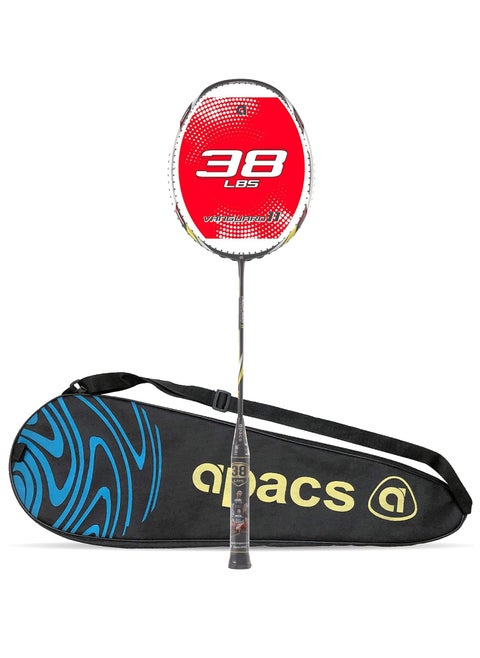 Vanguard 11 Badminton Racket  –  38 LBS, 85g | Unstrung Japanese HM Graphite, Lightweight | High Performance & Durable