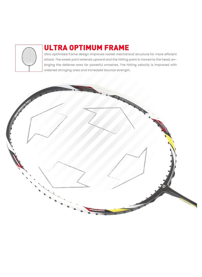 Apacs - Vanguard 11 Badminton Racket  –  38 LBS, 85g | Unstrung Japanese HM Graphite, Lightweight | High Performance & Durable - Image 1