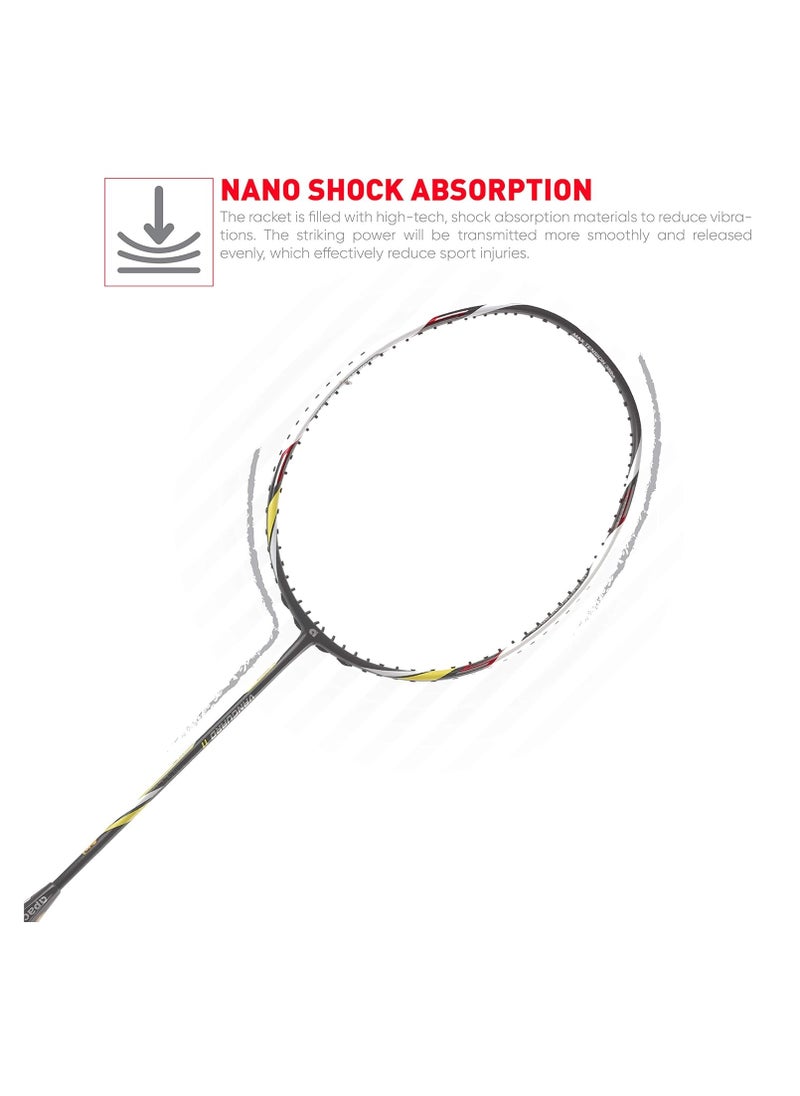 Apacs - Vanguard 11 Badminton Racket  –  38 LBS, 85g | Unstrung Japanese HM Graphite, Lightweight | High Performance & Durable - Image 1