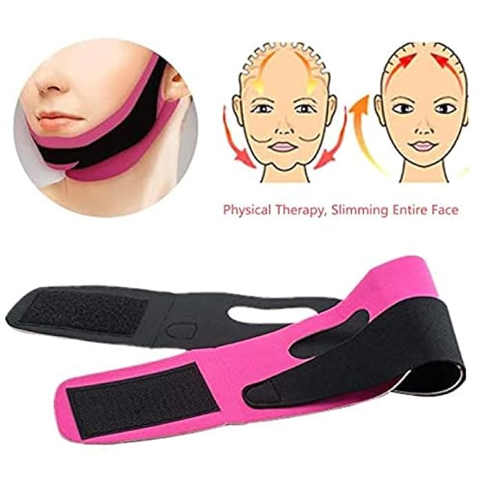 Face-Lift Mask Facial Lifting Slimming Belt V Line Mask Neck Compression Double Chin Cheek Slim Lift Up Anti Wrinkle Mask - Image 3