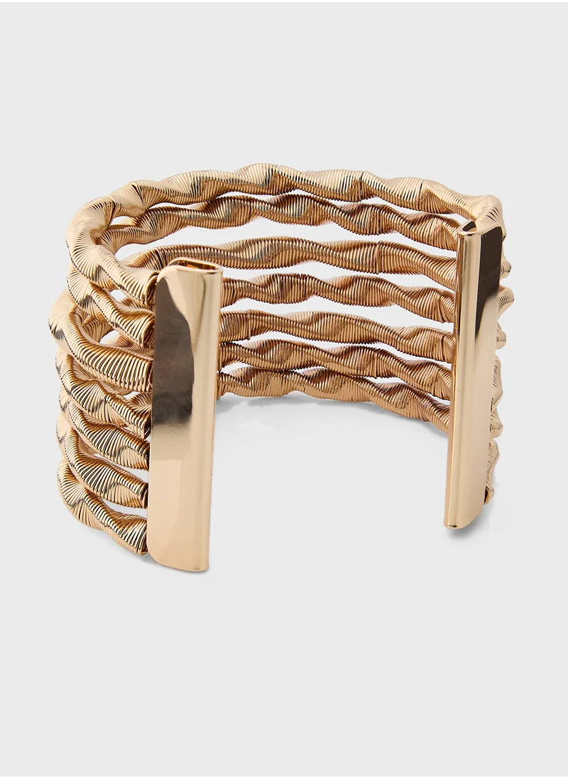 ايلا Layered Cuff Bangle