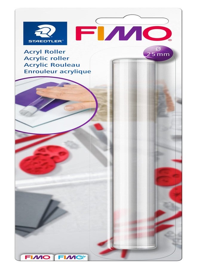 فيمو بكرة أكريليك شفافة من ستيدلر فيمو، 24 × 15 × 2 سم - Image 1