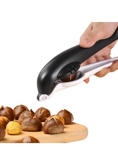 Dolphin Shaped Chestnut Cutter and Cracker Tool, Multifunctional, Durable, Black