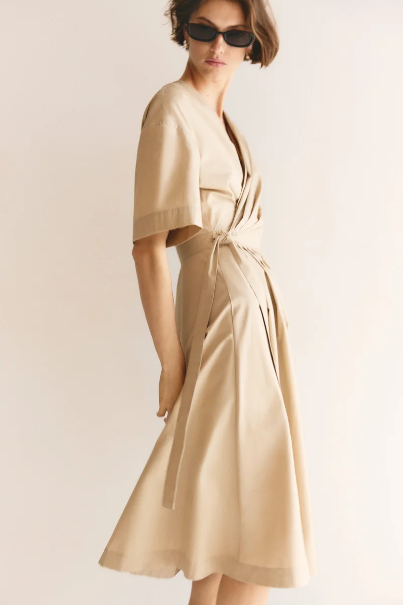 H&M  Wrap midi dress for Women | Best Price UAE