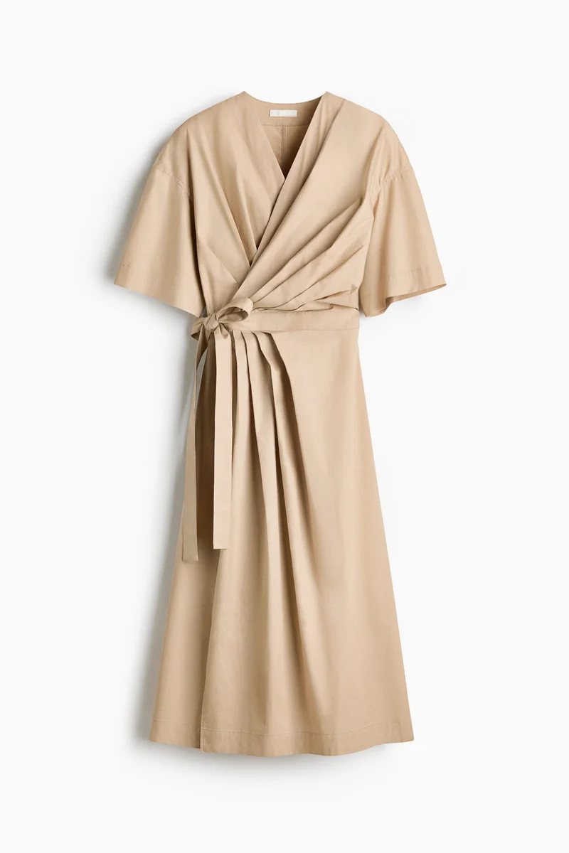 H&M  Wrap midi dress for Women | Best Price UAE
