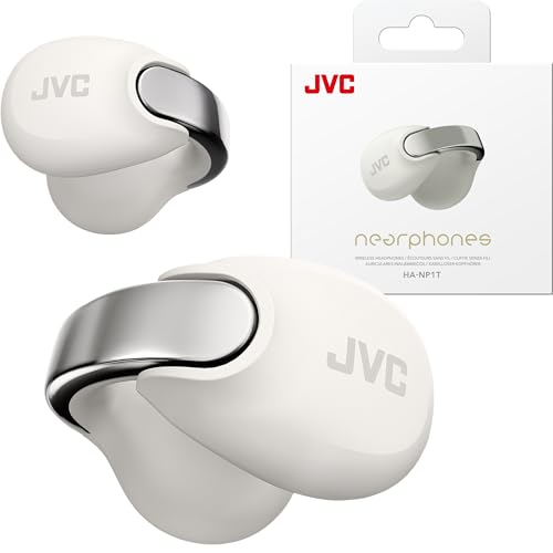 JVC Nearphones Open Ear True Wireless Headphones - Open Ear Earbuds - Bluetooth 5.3-24H Playback - IPX4 Water Resistant - Built-in Mic - Awareness & Comfort - Ear Clip Earbuds - HANP1T - Image 1