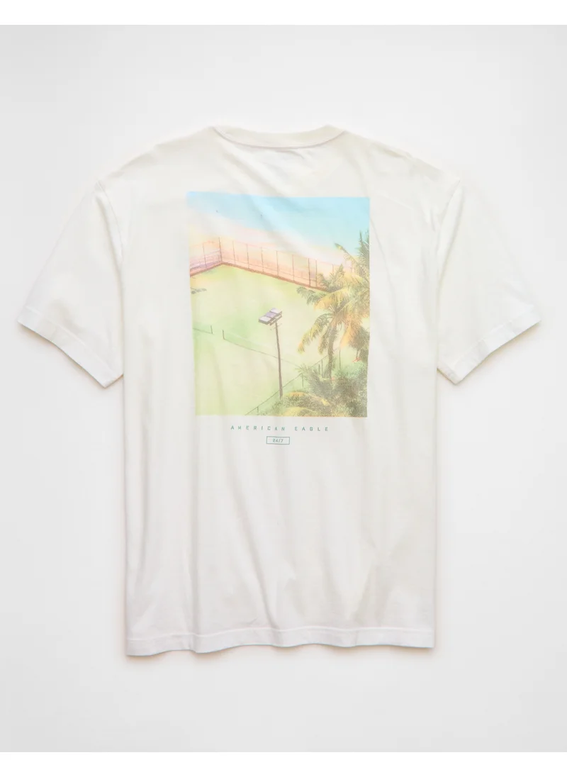 امريكان ايجل AE 24/7 Graphic T-Shirt