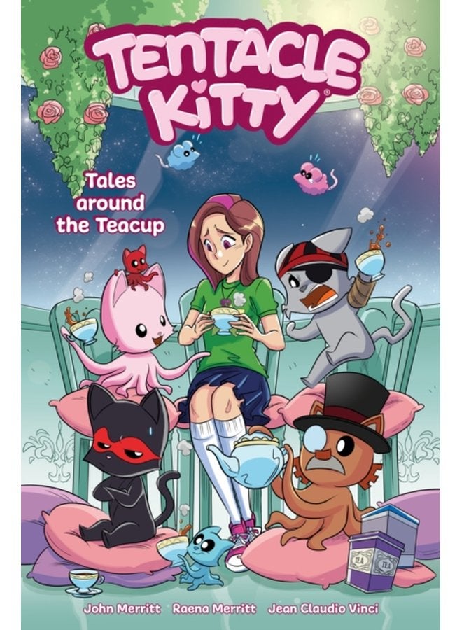 قصص قطة الأذرع حول فنجان الشاي - غلاف ورقي