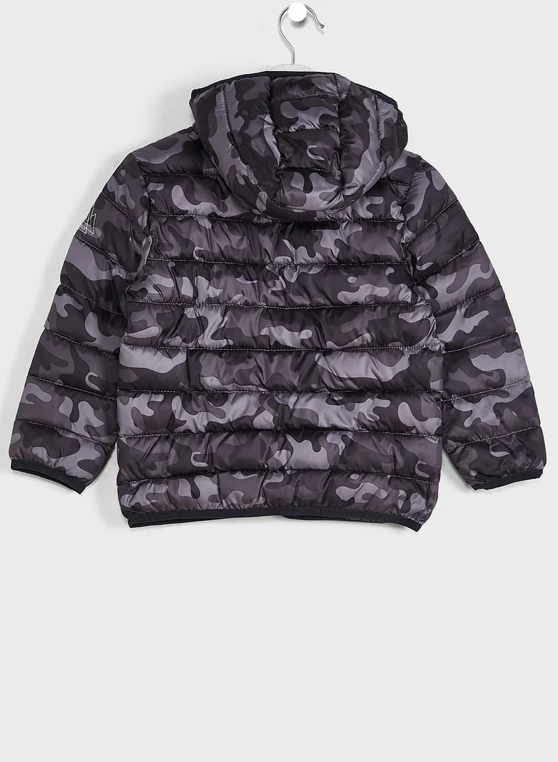 MINOTI Kids Camo Puffer Jacket
