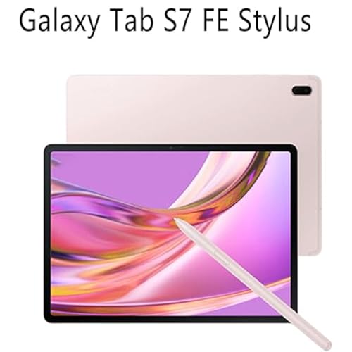 CaoXiong Tab S7 FE S Pen for Samsung Galaxy Tab S7 FE Stylus Pen for Samsung Galaxy Tab S7 S Pen Stylus + Tips/Nibs(Pink) - Image 3