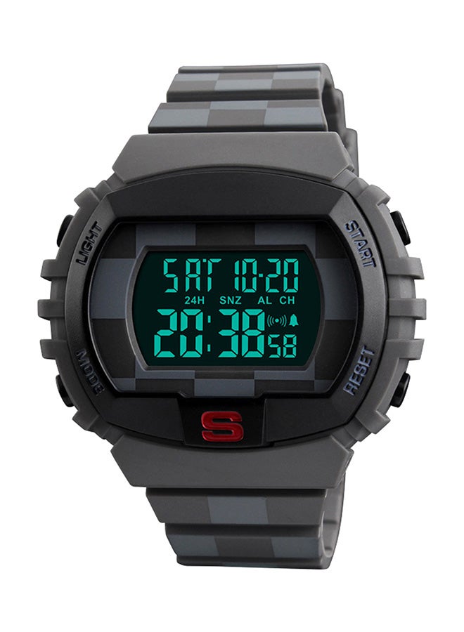 Men's Water Resistant Digital Watch 1304