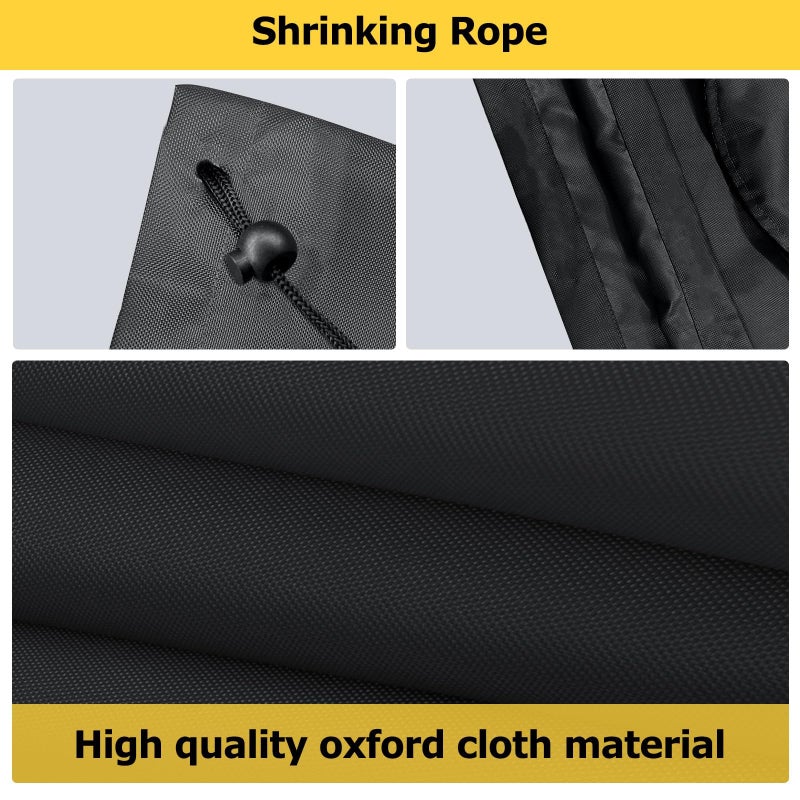 AKEfit Trimmer Engine Cover Weed Eater Covers Fits Weed Eater Edger Pole Saw Brush Cutters and Hedge Heavy Duty Waterproof Cover 3-Piece Set Black - Image 5