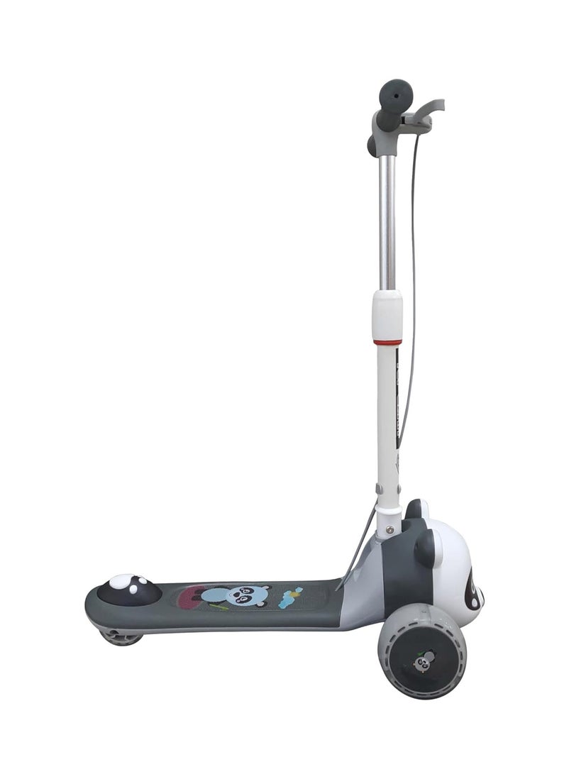Lovely Baby Lovely Baby Kick Scooter TG 633S for Kids Ages 3-8 Foldable Seat - 3 Wheel Scooter and Adjustble Height - Grey  - Image 3