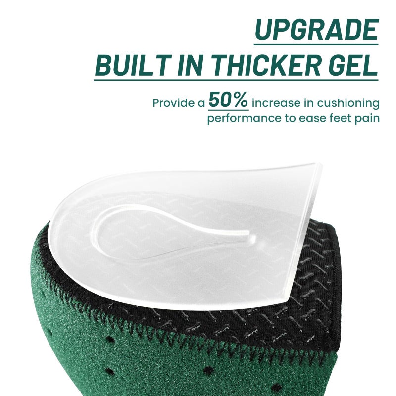Welnove Plantar Fasciitis Heel Protector for Shoes - Welnove Anti Slip Heel Cups for Women Men Heels Spur Pain Relief - Heel Inserts Pads for Achilles Tendonitis Dry Cracked Heel Support Cushion (Size S) - Image 4