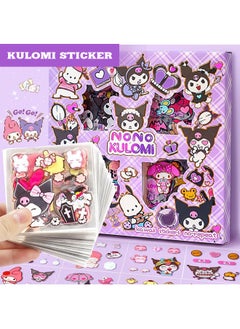 Sanrio Anime Girl Stickers - 100 Sheets Sanrio Kuromi Stickers Kit, Vinyl Cartoon Aesthetic Decorative Sticker Set, Ideal for Scrapbooking, Journaling, Laptops and Room Decoration  - Image 1