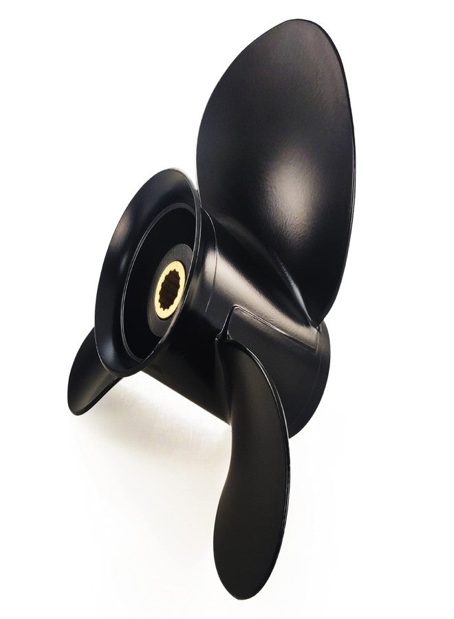 CAPTAIN Outboard Propeller fit Mercury TOHATSU 9.9-20HP, 14 Spline Tooth Board Prop,OEM RH Aluminum Propellers for 9.9HP Bigfoot 12HP 15HP 18HP 20HP,MFS,MSFMFS (9.25x11.5) - Image 3
